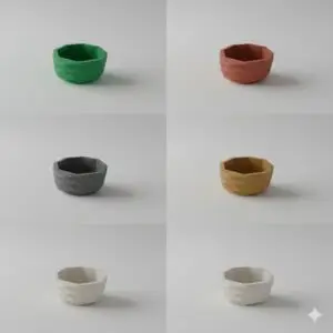 קערה מעויינים אופקי דמוי שיש